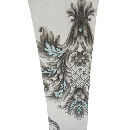 Vază pentru flori, din MDF, 58 cm, alb/negru [6]