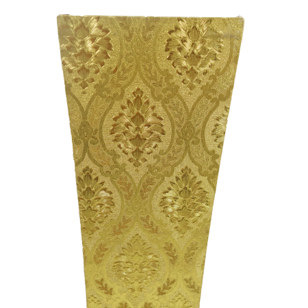 Vază pentru flori, din MDF, 58 cm, auriu [6]