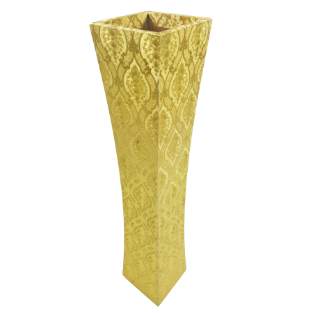 Vază pentru flori, din MDF, 58 cm, auriu [4]