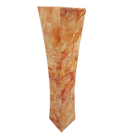 Decoratiuni - Vază pentru flori, din MDF, 58 cm, portocaliu