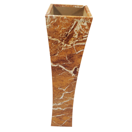 Vază pentru flori, din MDF, 58 cm, maro-portocaliu [1]