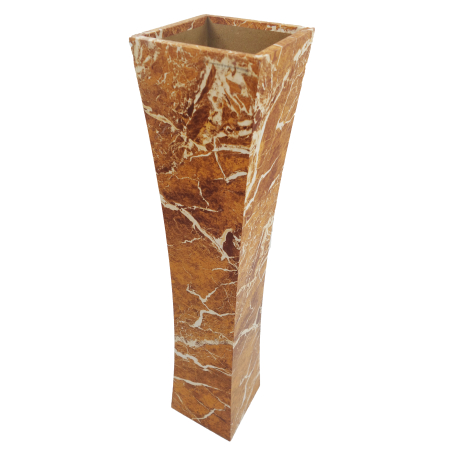 Vază pentru flori, din MDF, 58 cm, maro-portocaliu [3]
