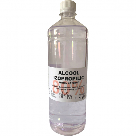 Chimicale de uz general - Alcool izopropilic, Sedachim, Concentratie 80%, Putere mare de curatare, Pentru igienizare componente IT si monitoare, 1 Litru