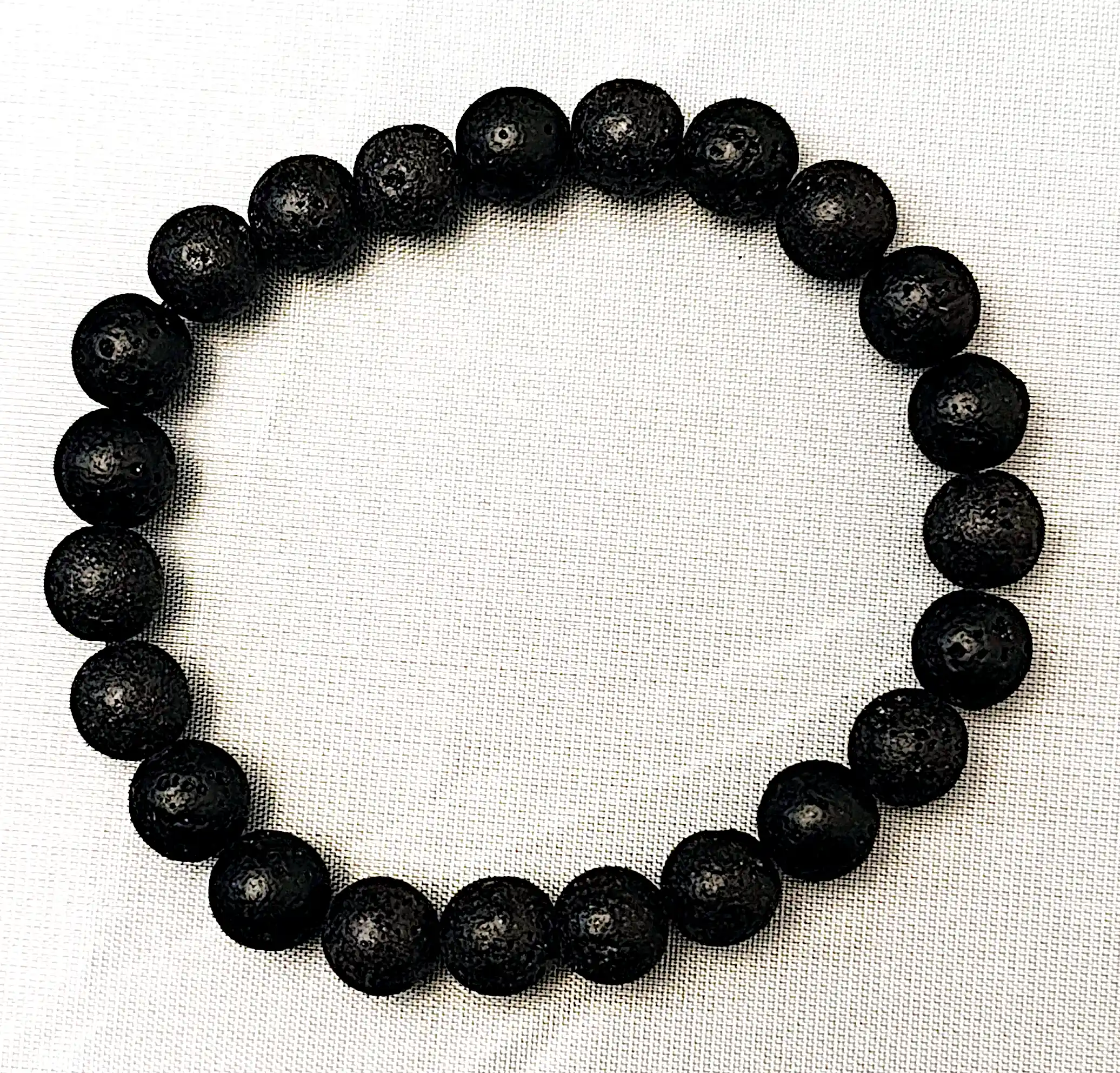 Brățară Piatra Vulcanică Naturală 8 mm – 19 cm – SM 126 [1]