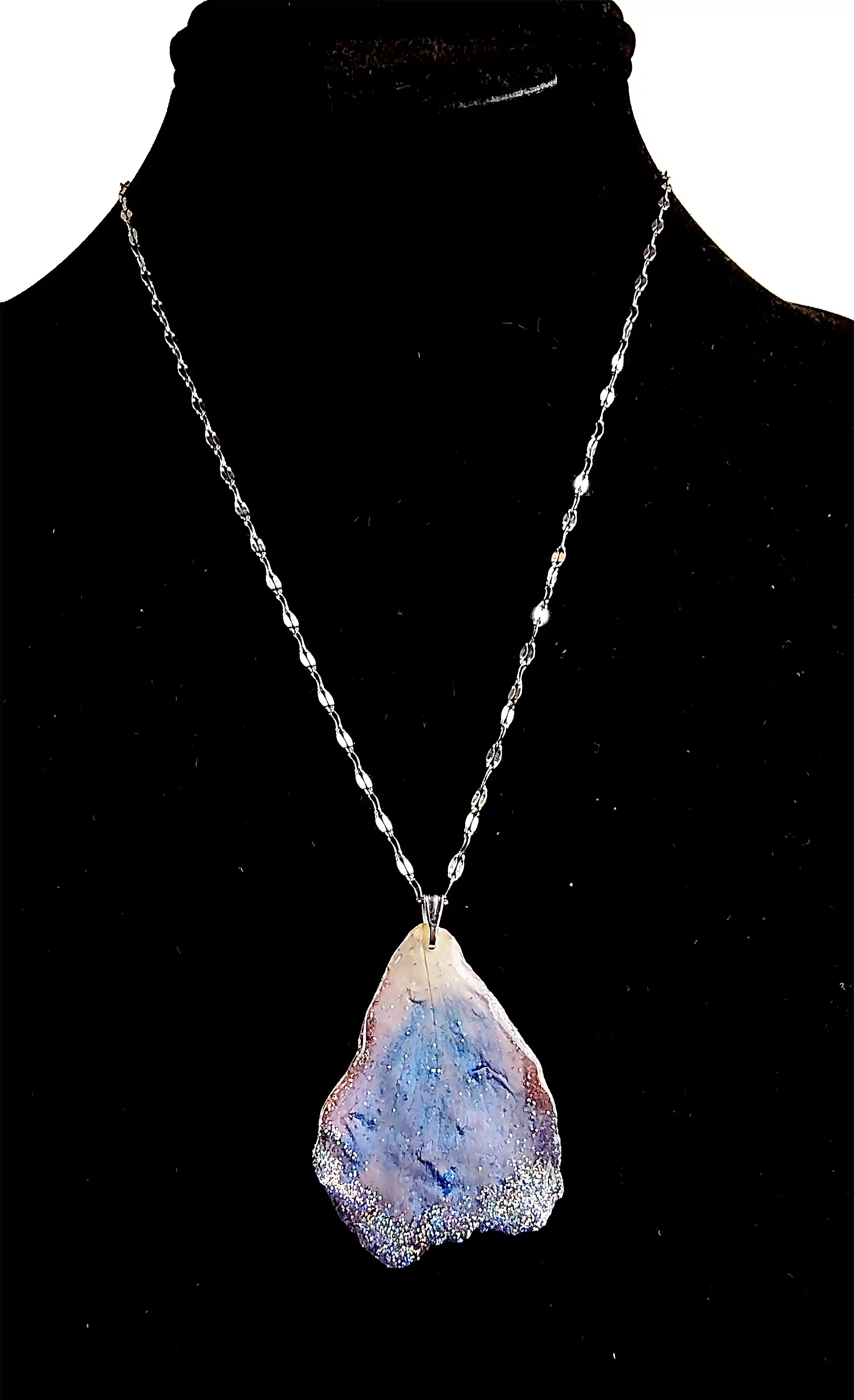 Pandantiv Handmade din Petală Naturală de Trandafir Sigilată în Rășină – SM 17 [2]