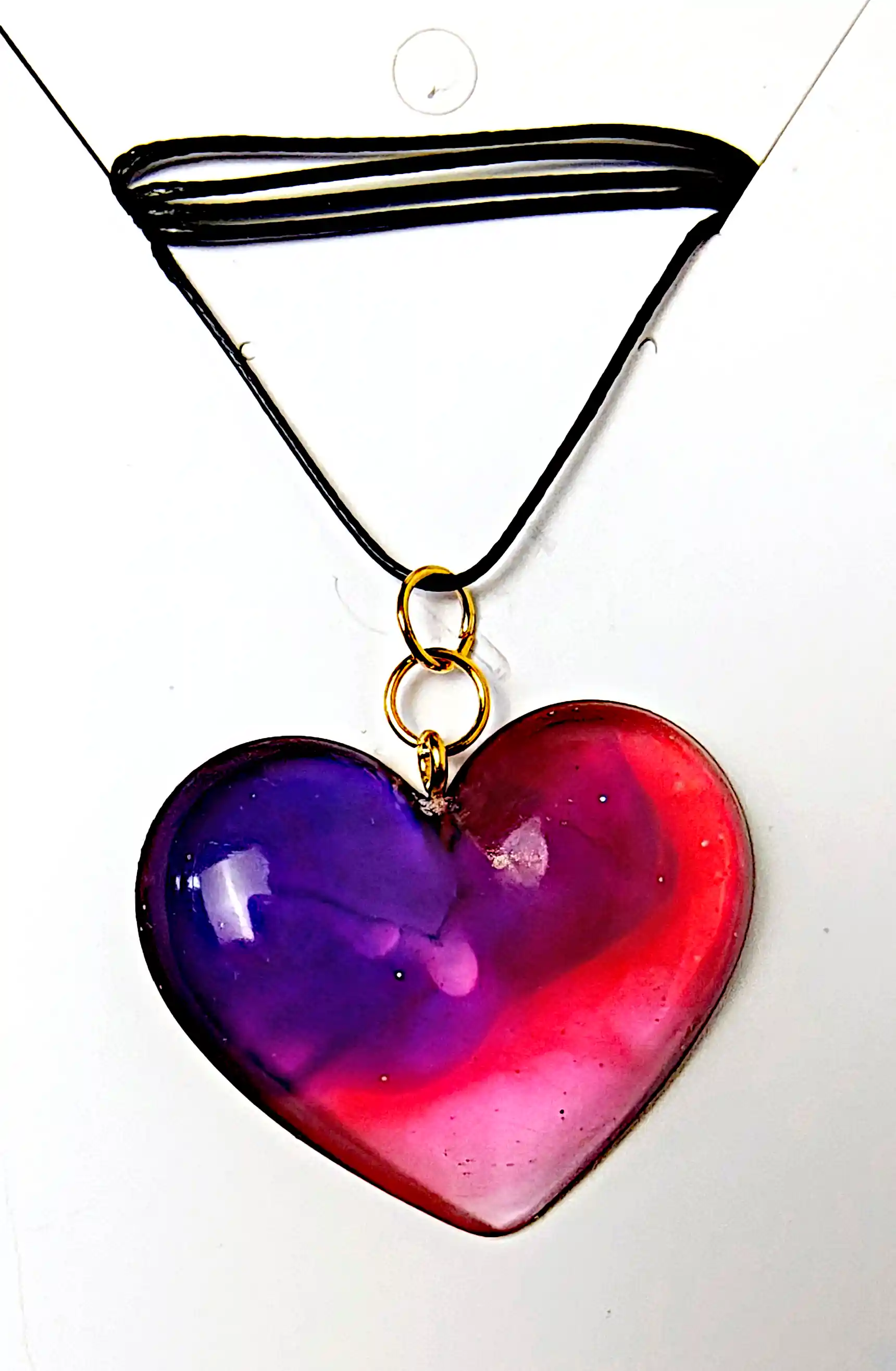 Pandantiv Handmade din Rășină Epoxidică în Formă de Inimă – SM144 [1]