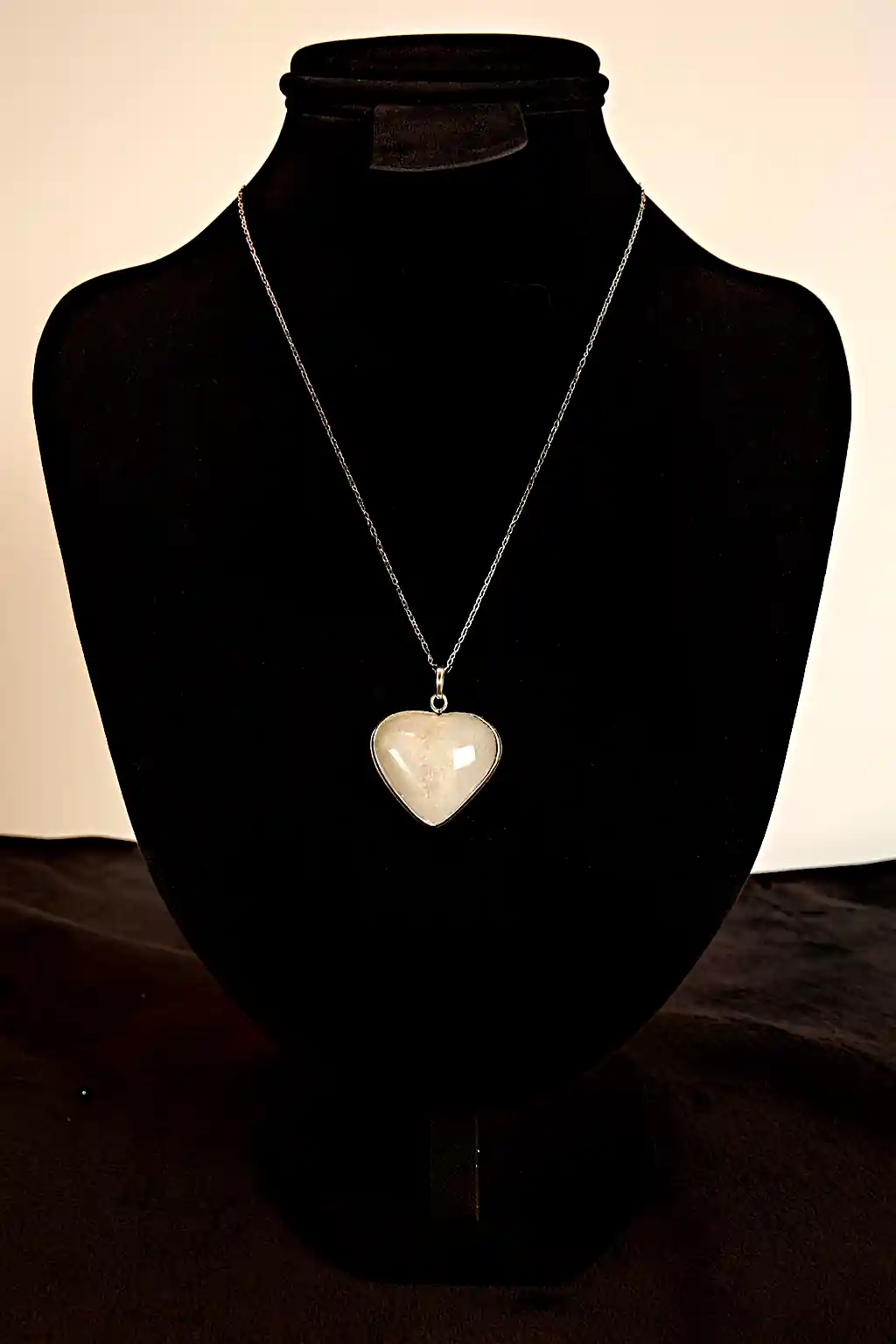 Pandantiv inimă din piatră naturală de citrin – SM 45 [1]