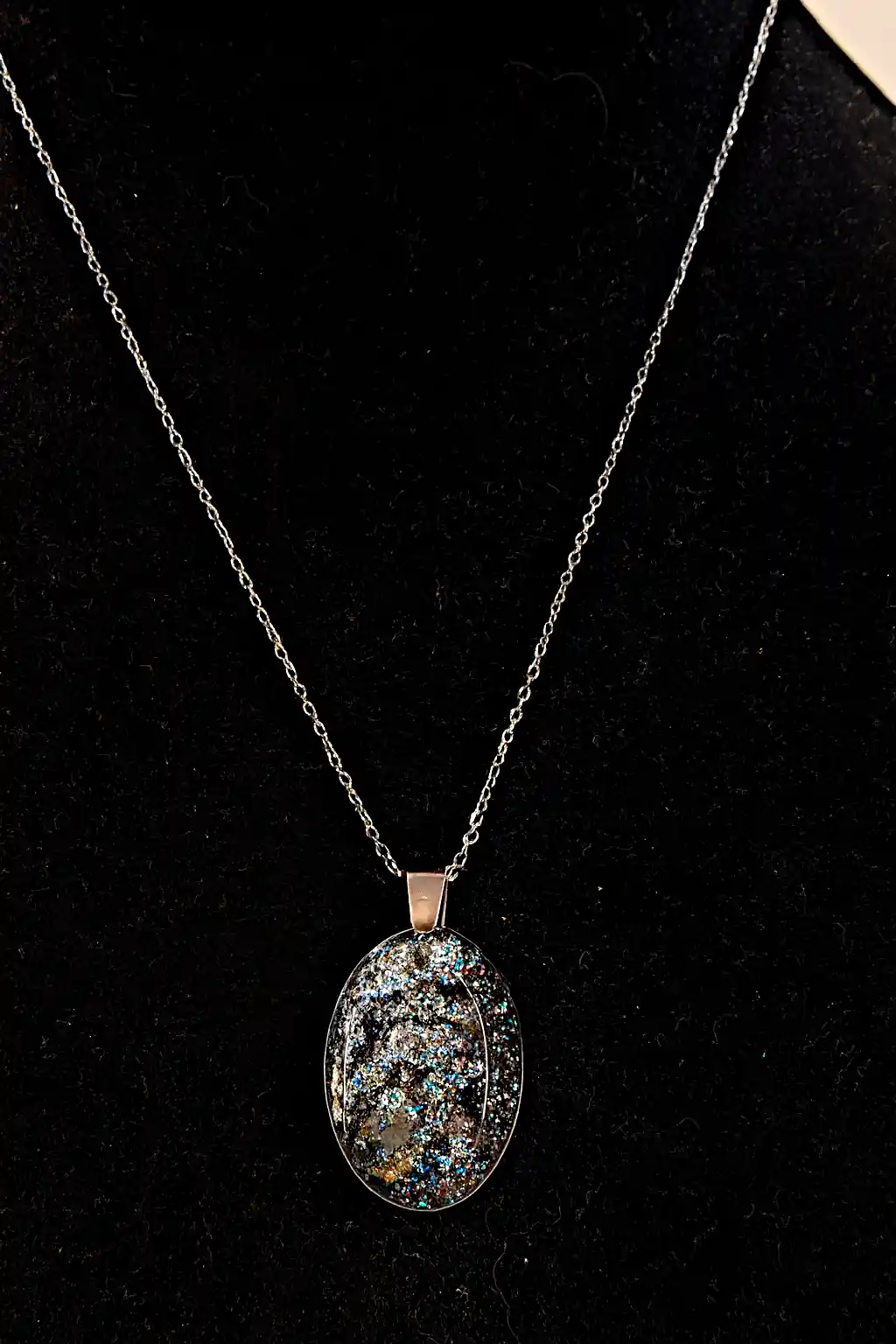 Bijuterii damă pietre semiprețioase - Pandantiv cu Lapis Lazuli și Cuarț Alb – SM 40 | Bijuterie Handmade Unicat Selin Mode