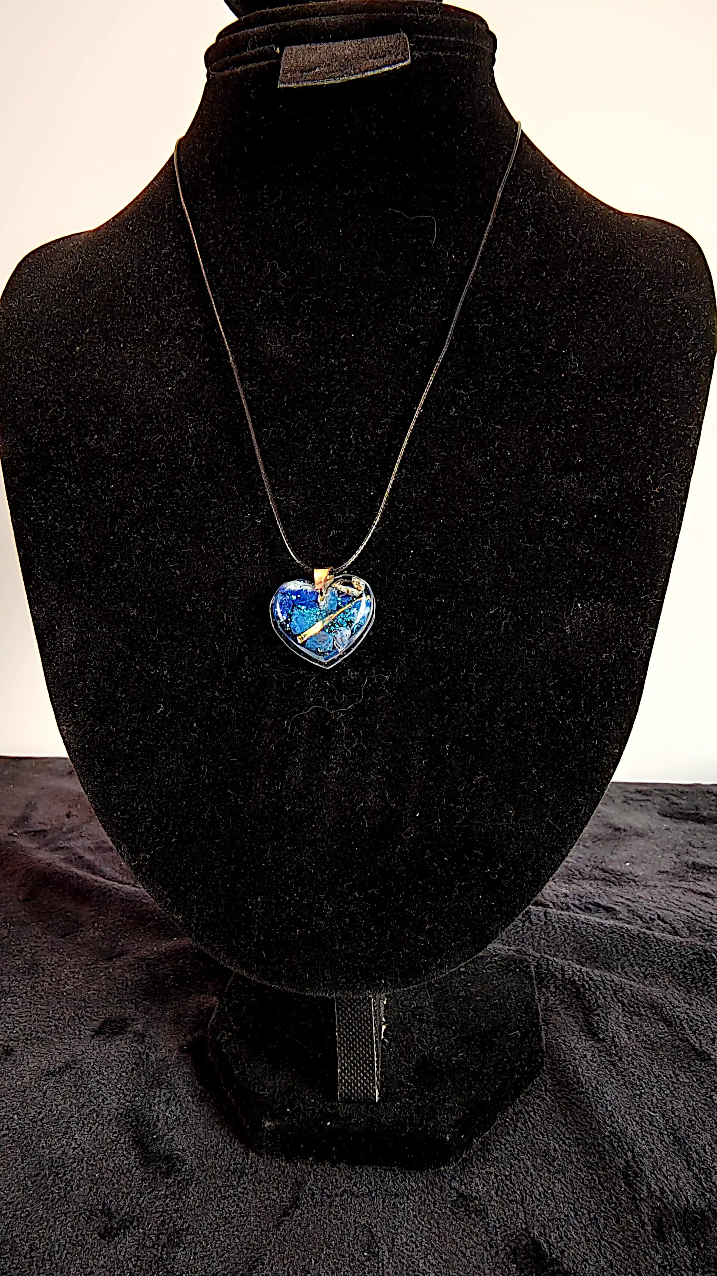 Bijuterii damă pietre semiprețioase - Pandantiv cu Lapis Lazuli – Inimă SM 54 | Bijuterie Handmade Unicat Selin Mode