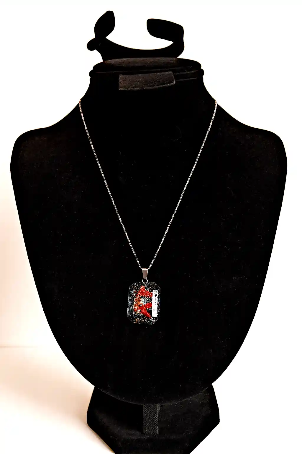 Bijuterii damă pietre semiprețioase - Pandantiv cu Jad Roșu – SM 55 | Bijuterie Handmade Unicat Selin Mode