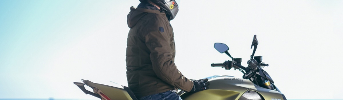 Geaca moto barbati Seventy Touring vara-iarna, verde military [3]