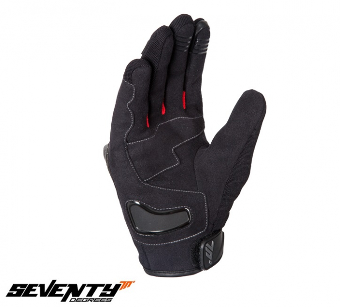 Manusi vara Seventy Racing barbati, tactile, negru/rosu [3]