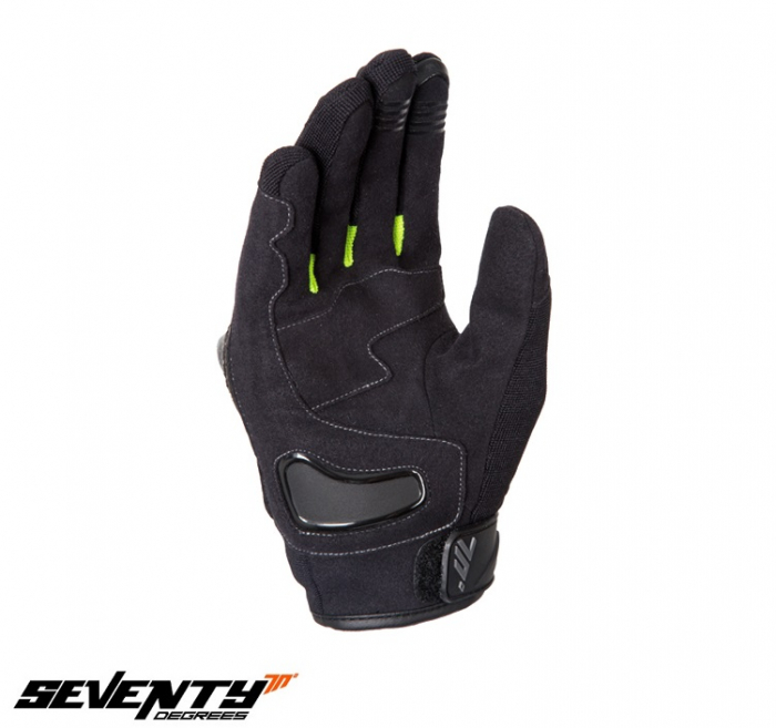 Manusi vara Seventy Racing barbati, tactile, negru/galben [3]