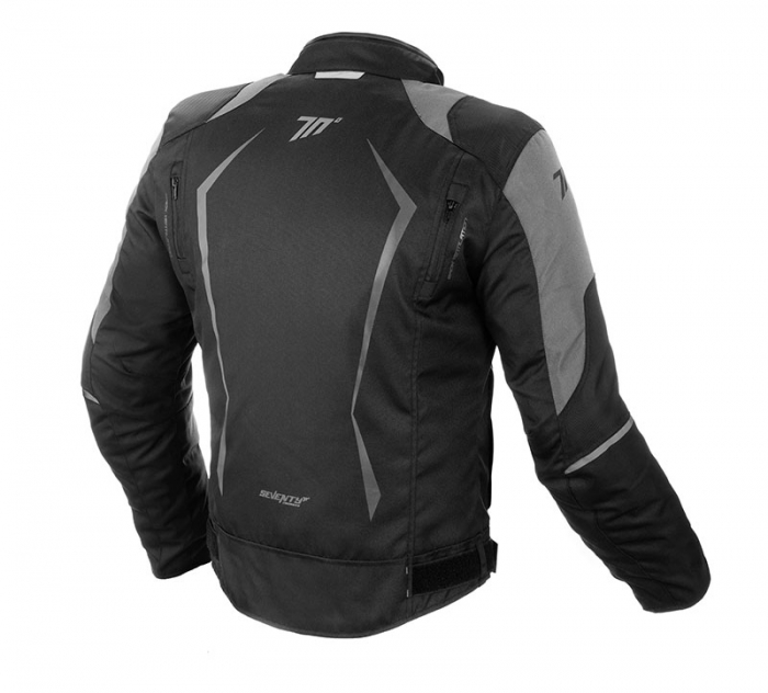 Geaca vara-iarna waterproof barbati Seventy, negru/gri [2]