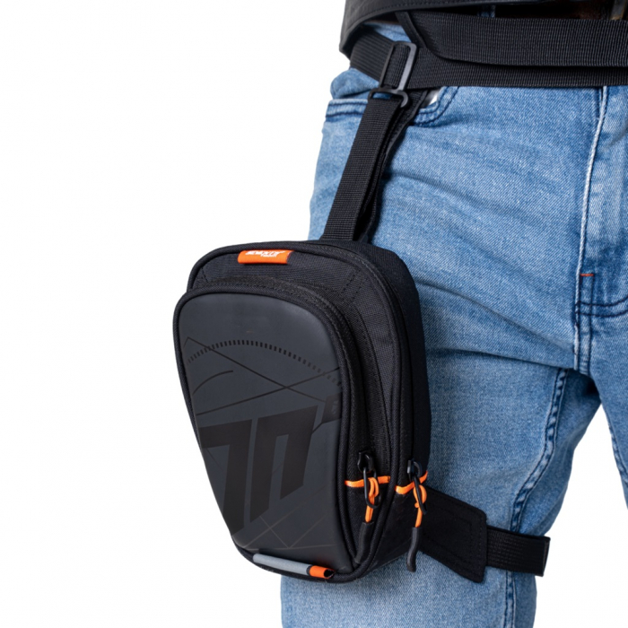 Borseta moto de picior Seventy model SD-TL1 – culoare: negru [3]