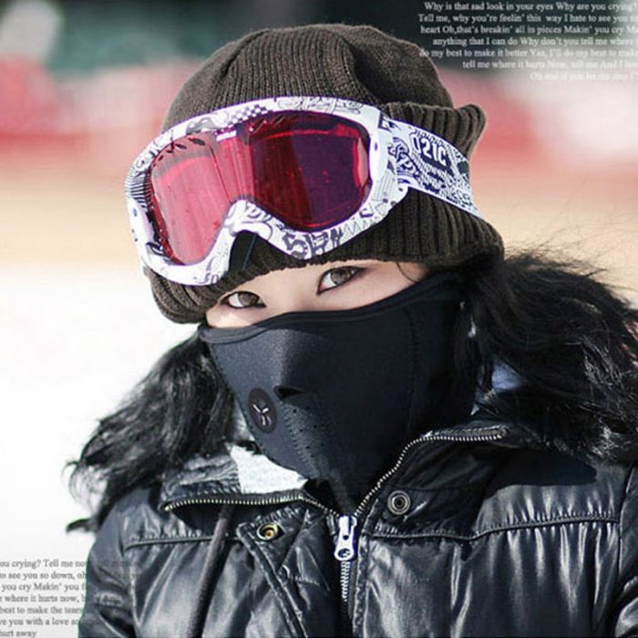 Cagula all-season microfibre pentru moto, ski, paintball marime universala, negru [5]