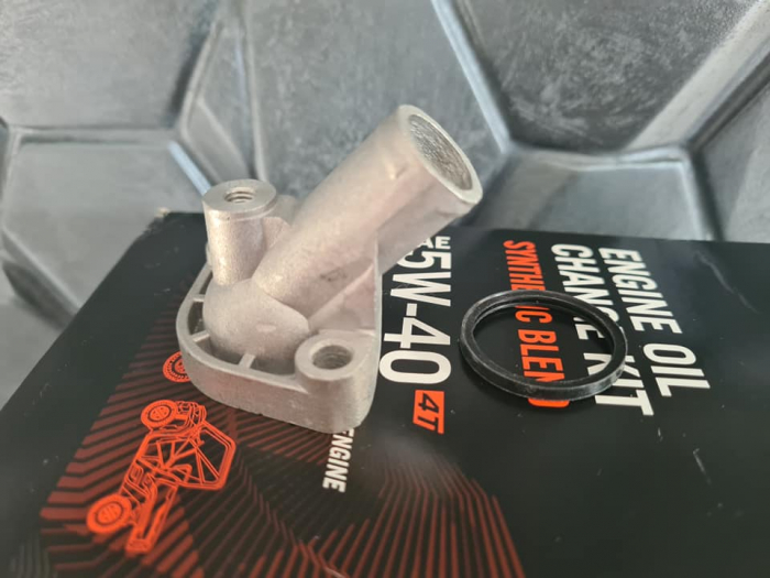Capac termostat aluminiu si garnitura atv/utv Can am BRP 420222690 [3]