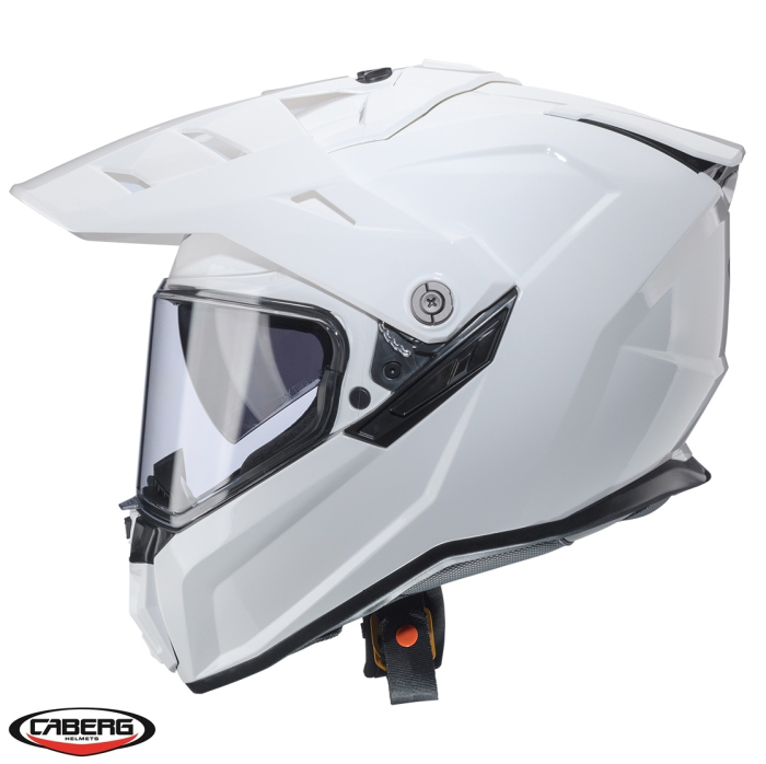 Casca adventure/off road Caberg model Tanami SV A1 alb lucios Pinlock ready – lentila Pinlock inclusa [2]