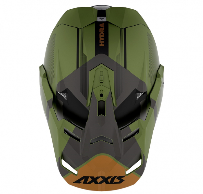 Casca adventure/touring/off road Axxis model Wolf DS verde mat [4]