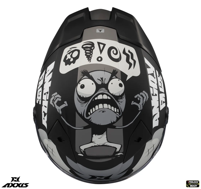 Casca integrala Axxis Fenix Angry Face B2 negru mat – tip viziera: MT-V-31B – DKS429 [6]