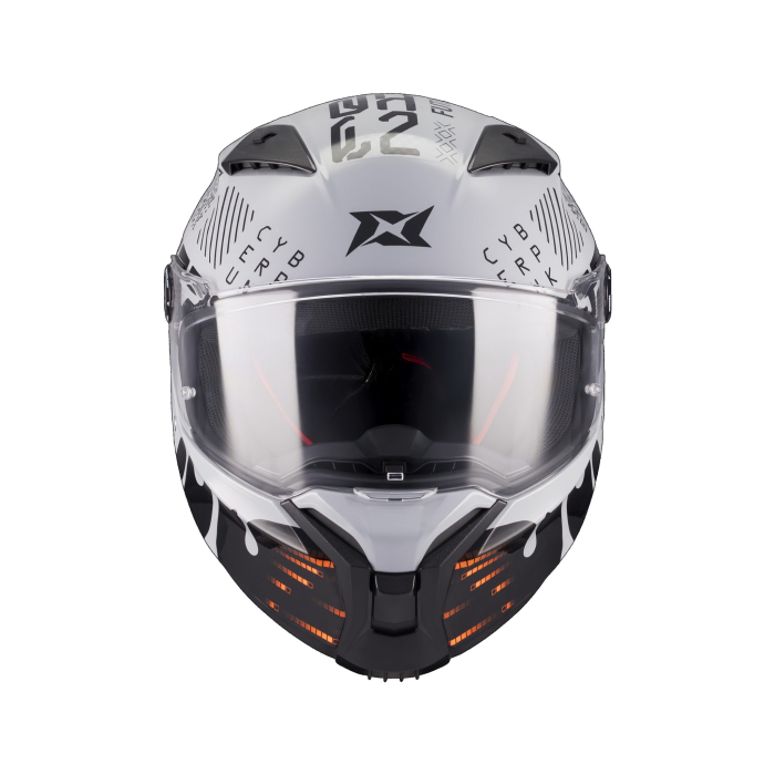 Casca integrala Axxis Fenix Cyberpunk C4 alb lucios – tip viziera: MT-V-31B – DKS429 [3]