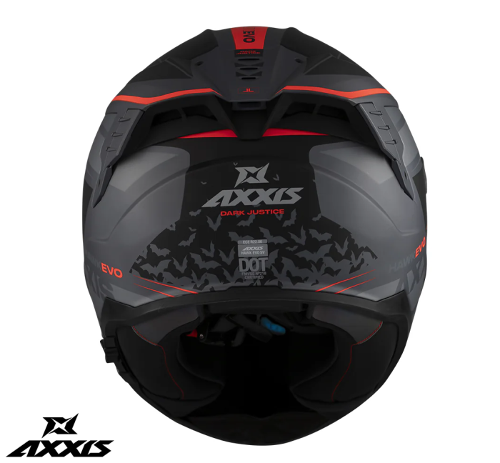 Casca integrala Axxis Hawk Evo SV Dark Justice C1 gri mat (ochelari soare integrati) – tip viziera: MT-V-31 [4]