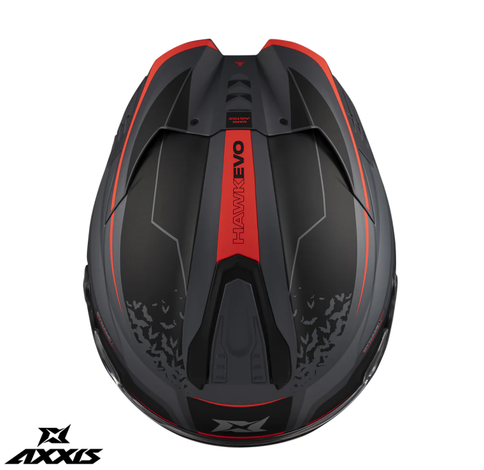Casca integrala Axxis Hawk Evo SV Dark Justice C1 gri mat (ochelari soare integrati) – tip viziera: MT-V-31 [5]