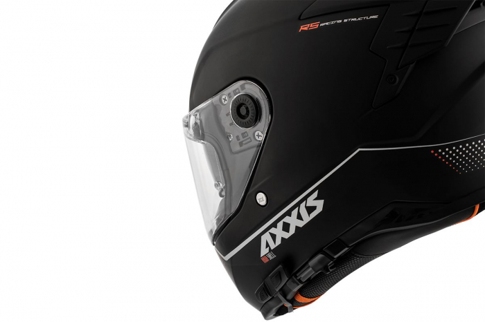 Casca integrala Axxis Hawk negru mat (ochelari soare integrati) – varianta cu spoiler spate scurt [3]