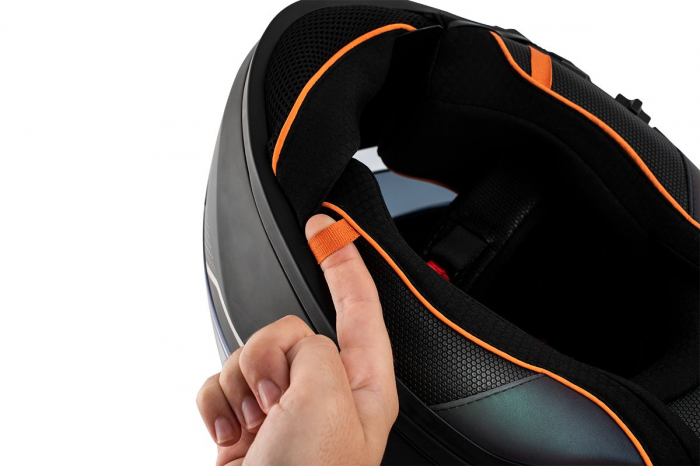 Casca integrala Axxis Hawk negru mat (ochelari soare integrati) – varianta cu spoiler spate scurt [6]