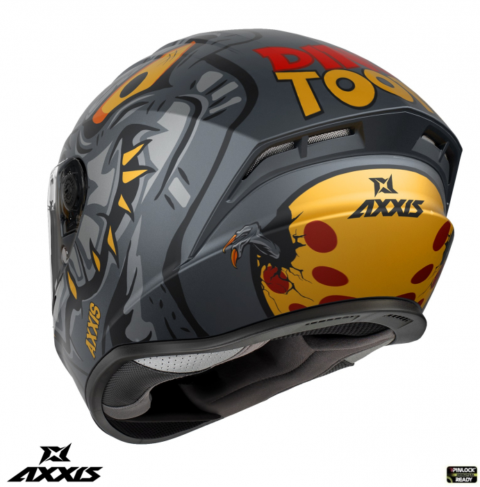 Casca integrala Axxis model Draken S Dinotoon B5 rosu mat [2]