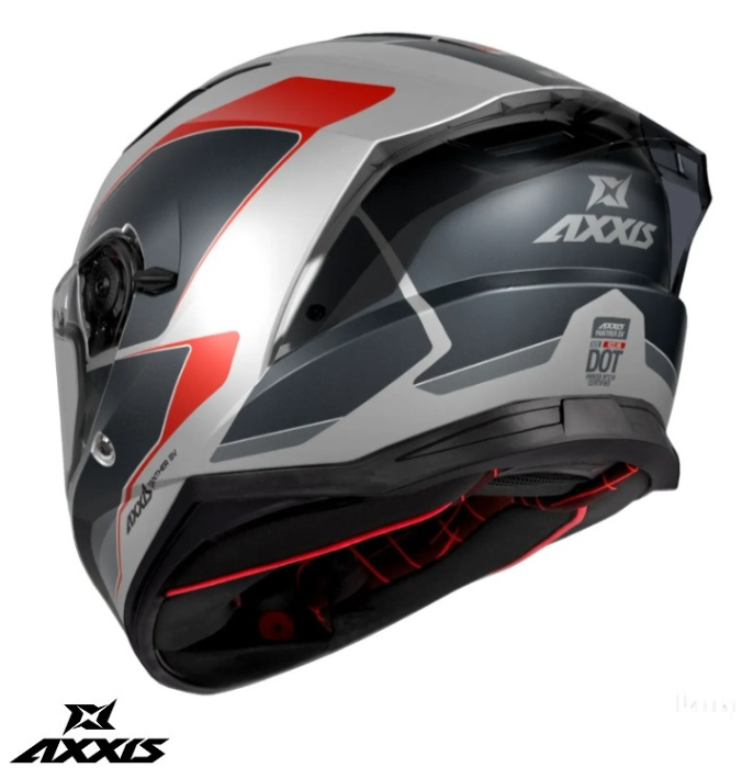 Casca integrala Axxis Panther SV Gale A5 rosu mat (ochelari soare integrati) – tip viziera: MT-V-31 – DKS429 [2]