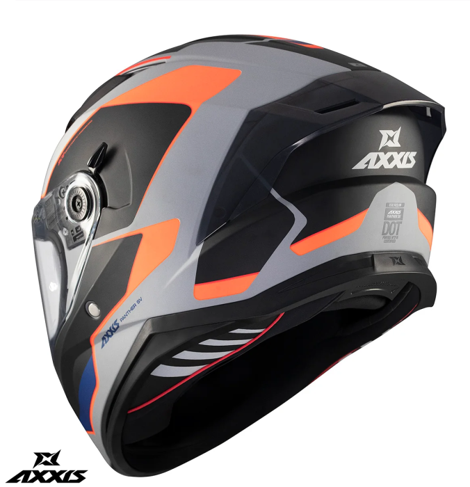 Casca integrala Axxis Panther SV Gale C4 portocaliu mat (ochelari soare integrati) – tip viziera: MT-V-31 – DKS429 [3]