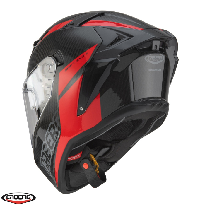 Casca integrala Caberg model Drift Evo II Carbon Nova N5 rosu Pinlock ready – lentila Pinlock – 100% carbon [4]