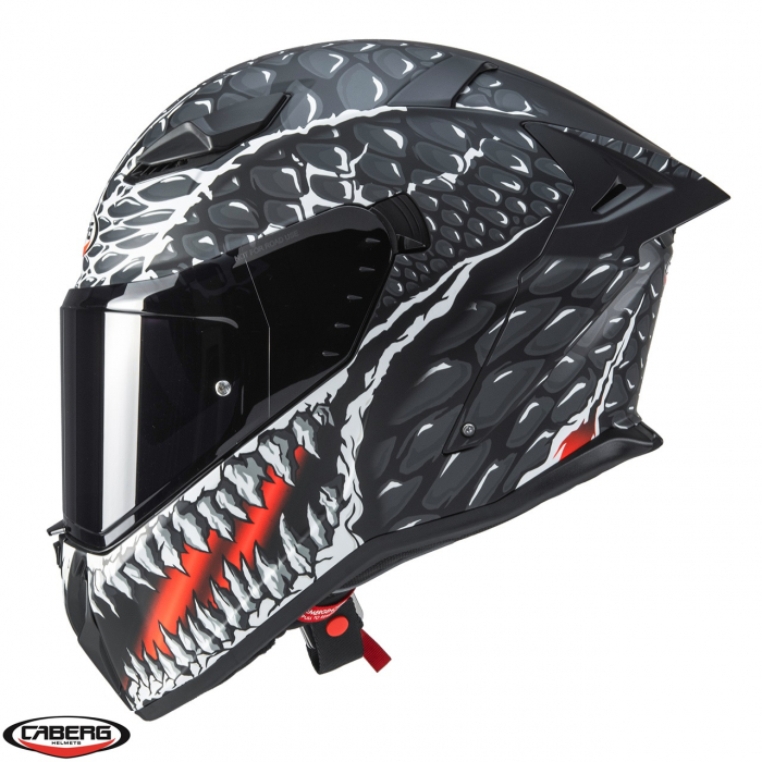 Casca integrala Caberg model Drift Evo II SV Crok H9 negru/antracit/rosu fluor mat Pinlock ready – lentila Pinlock inclusa [5]
