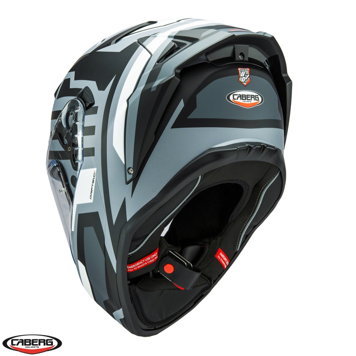Casca integrala Caberg model Drift Evo II SV Horizon N5 gri/negru/alb mat Pinlock ready – lentila Pinlock inclusa [3]