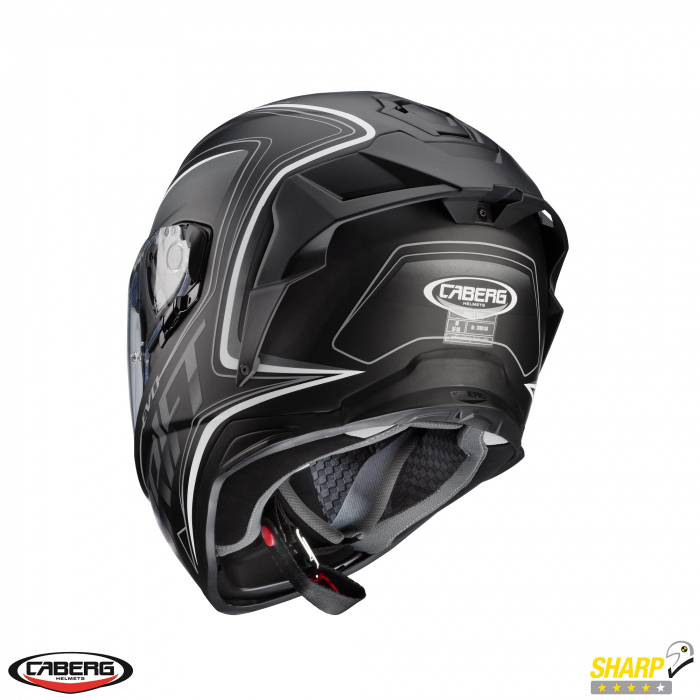 Casca integrala Caberg model Drift Evo SV Integra I0 negru/antracit/alb mat Pinlock ready – lentila Pinlock inclusa [5]