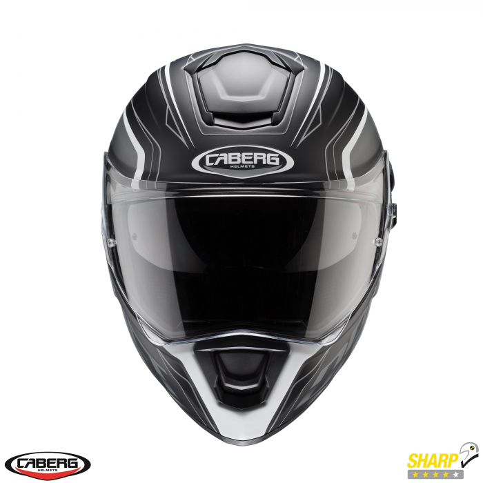 Casca integrala Caberg model Drift Evo SV Integra I0 negru/antracit/alb mat Pinlock ready – lentila Pinlock inclusa [4]