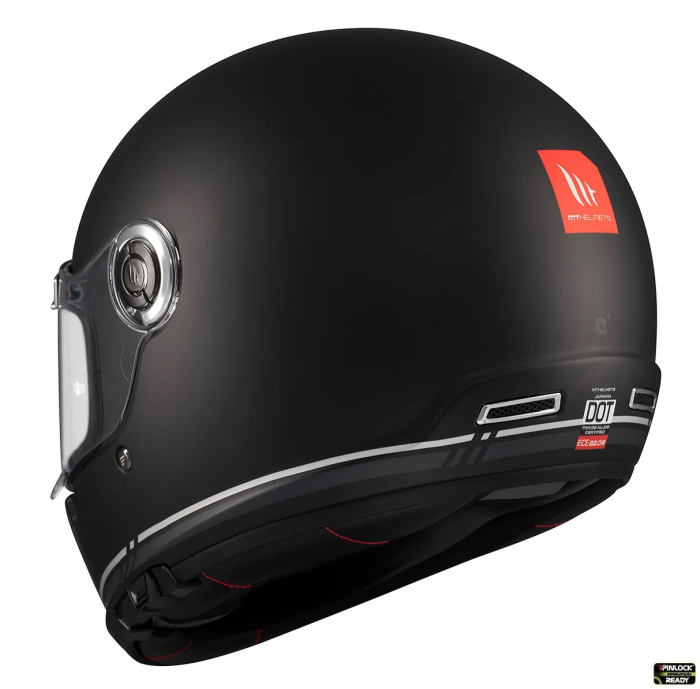 Casca integrala MT Jarama SV B2 negru mat – model Retro – Cafe Racer (ochelari soare integrati) – tip viziera: MT-V-32 [8]