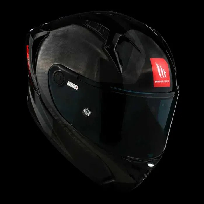 Casca integrala MT KRE+ Carbon negru negru lucios – 100% carbon – FIM approved [4]