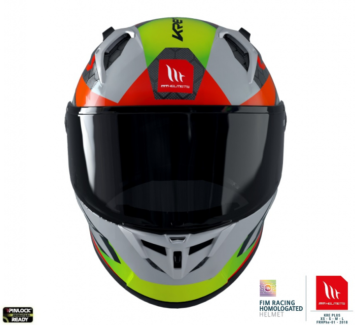 Casca integrala MT KRE+ Carbon Projectile gri lucios – 100% carbon – FIM approved [3]