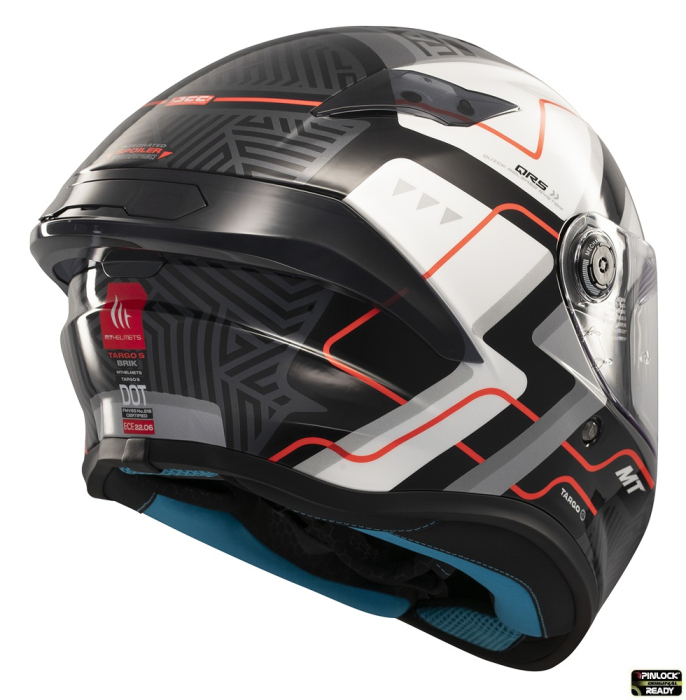 Casca integrala MT Targo S Brik C0 gri lucios – omologare noua ECE 22.06 – tip viziera: MT-V-14B [4]