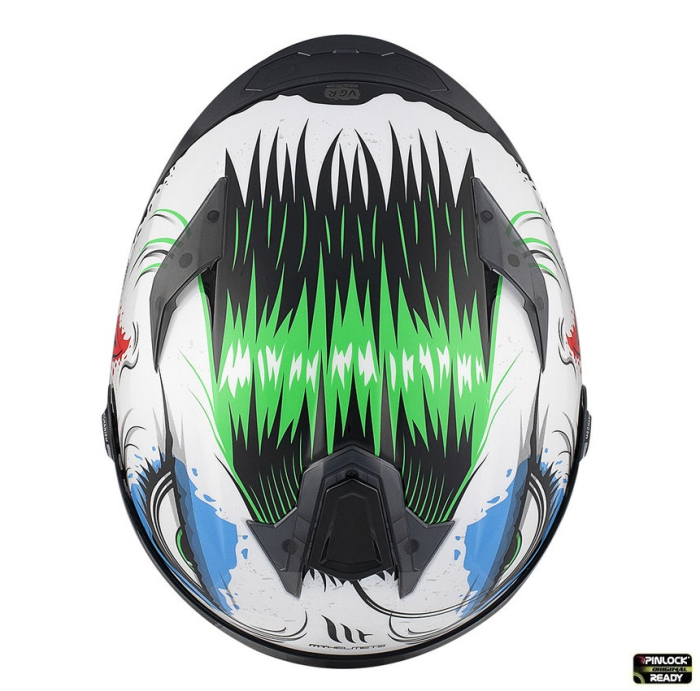 Casca integrala MT Targo S Joke A5 alb lucios – omologare noua ECE 22.06 – tip viziera: MT-V-14B [7]