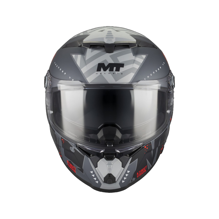 Casca integrala MT Thunder 4 R SV Canvas C5 rosu mat (ochelari soare integrati) + lentila antiaburire Pinlock 70 cadou – tip viziera: MT-V-28C – DKS 435 [2]