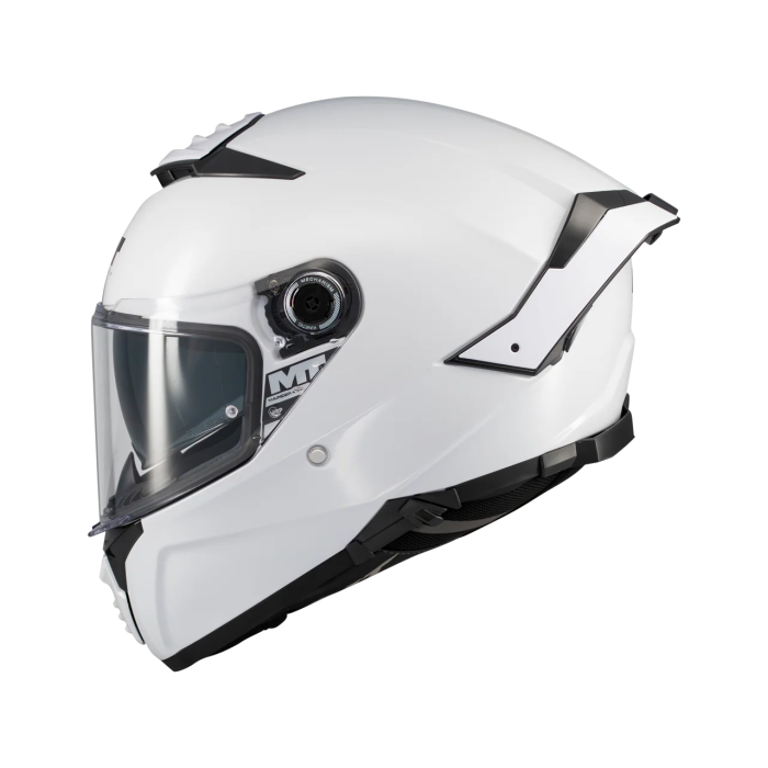Casca integrala MT Thunder 4 SV Pure A0 alb lucios (ochelari soare integrati) [2]