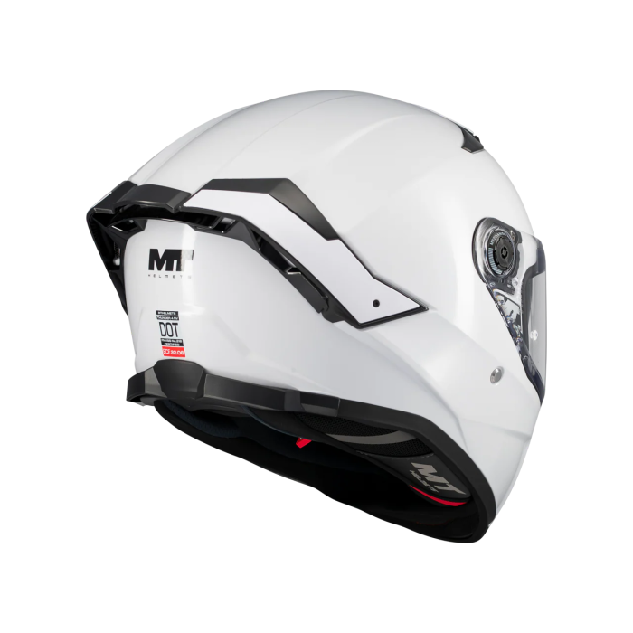 Casca integrala MT Thunder 4 SV Pure A0 alb lucios (ochelari soare integrati) [4]