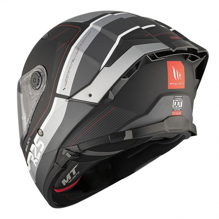Casca integrala MT Thunder 4 SV R25 B2 negru/gri mat (ochelari soare integrati) [8]