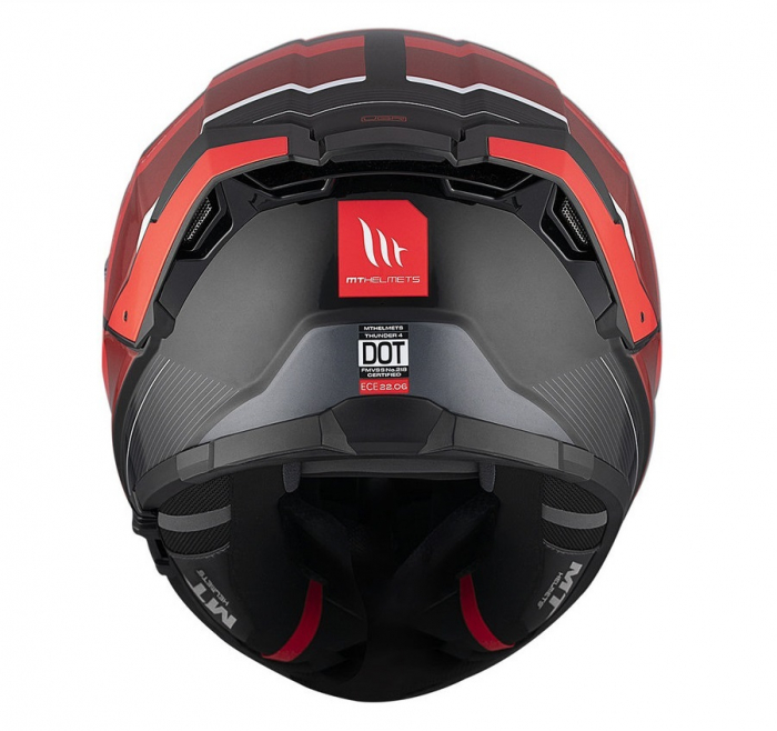 Casca integrala MT Thunder 4 SV R25 B35 rosu lucios (ochelari soare integrati) [7]