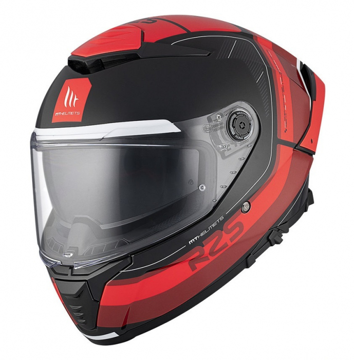 Casca integrala MT Thunder 4 SV R25 B35 rosu lucios (ochelari soare integrati) [2]