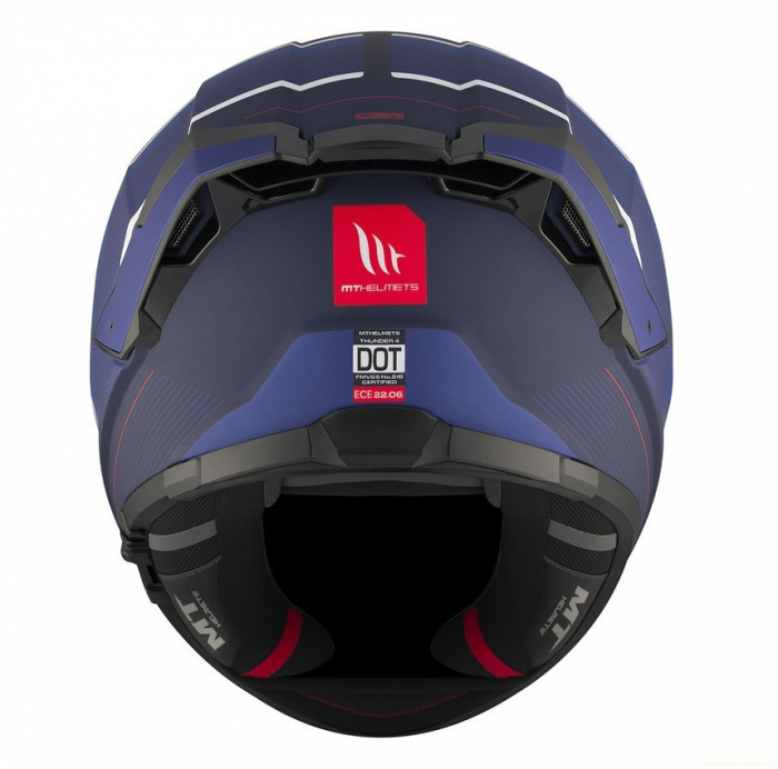 Casca integrala MT Thunder 4 SV R25 C7 albastru mat (ochelari soare integrati) [7]