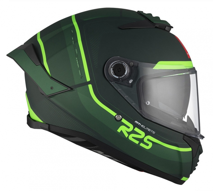 Casca integrala MT Thunder 4 SV R25 Verde Mat (ochelari soare integrati) [4]